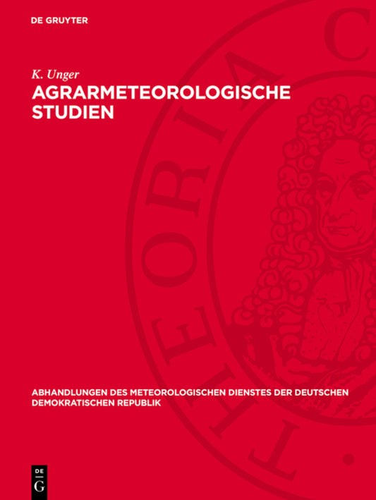 Agrarmeteorologische Studien