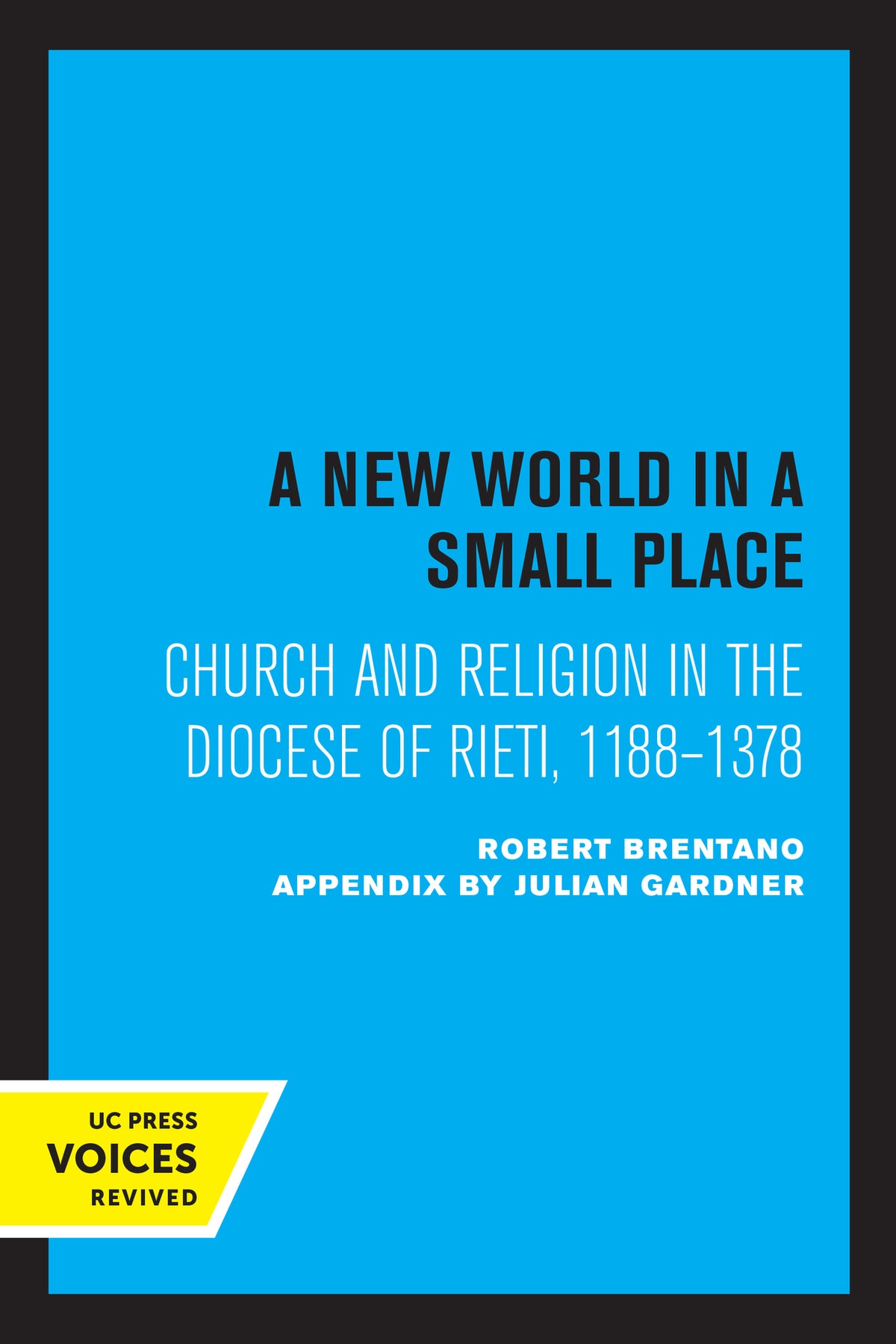 Cover image for A New World in a Small Place ISBN 9780520310292