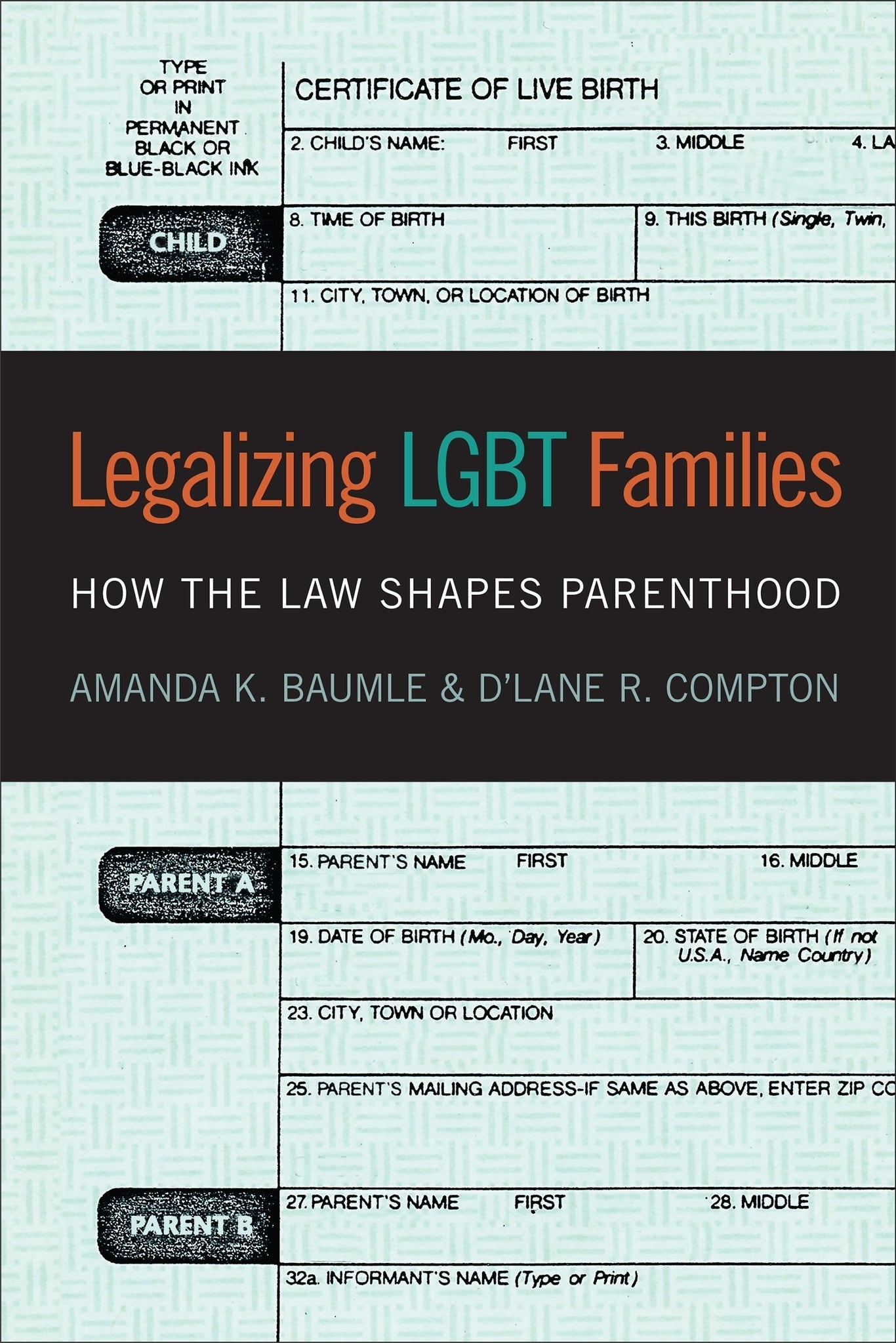 Cover image for Legalizing LGBT Families ISBN 9781479857647
