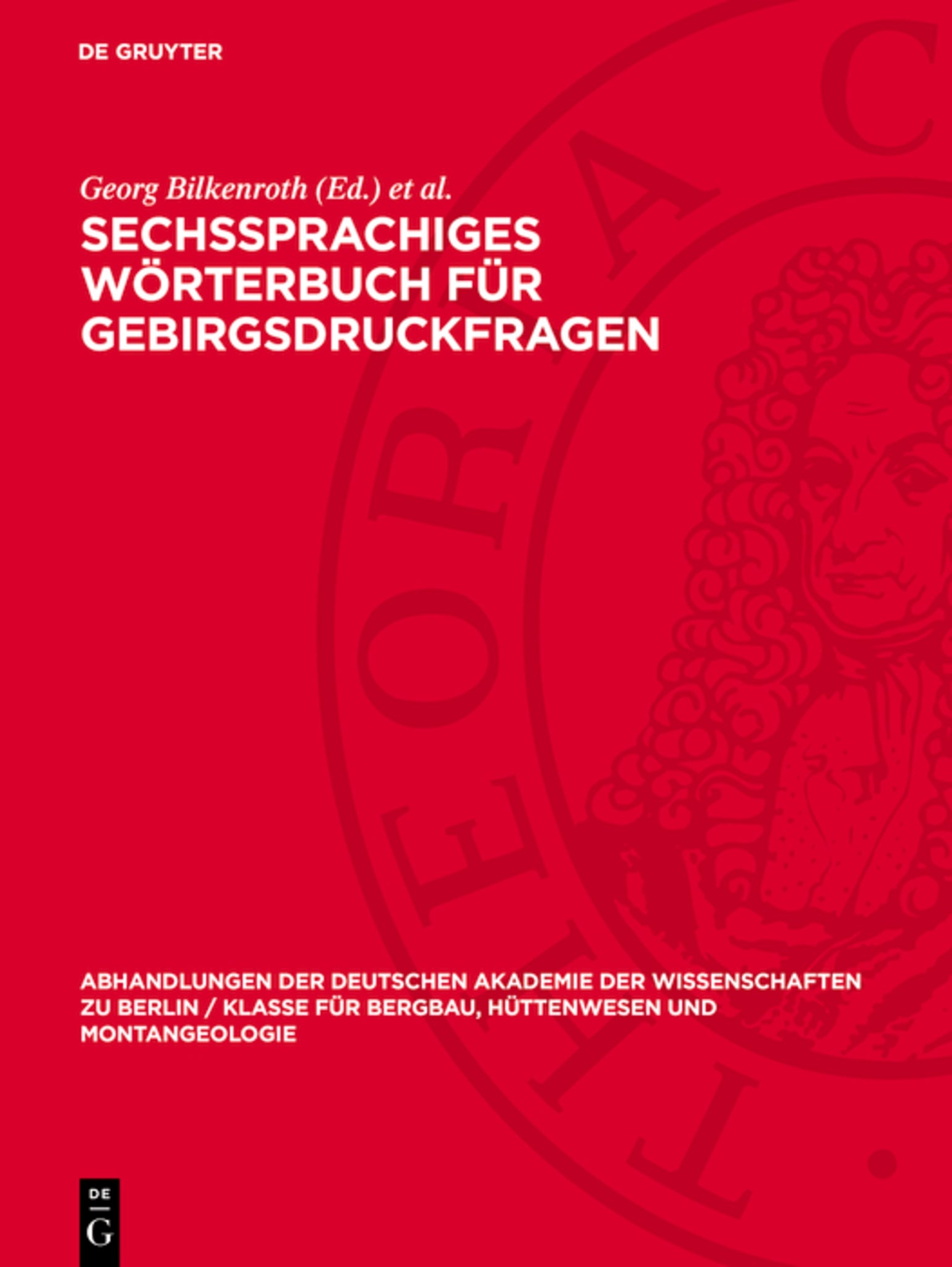 Sechssprachiges Wörterbuch für Gebirgsdruckfragen