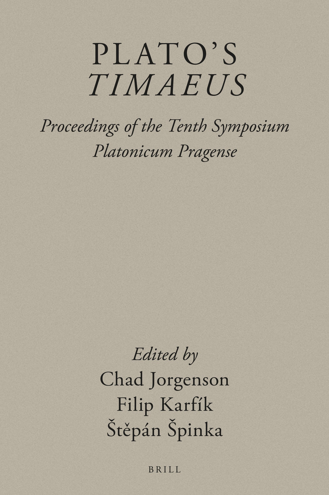 Plato’s Timaeus