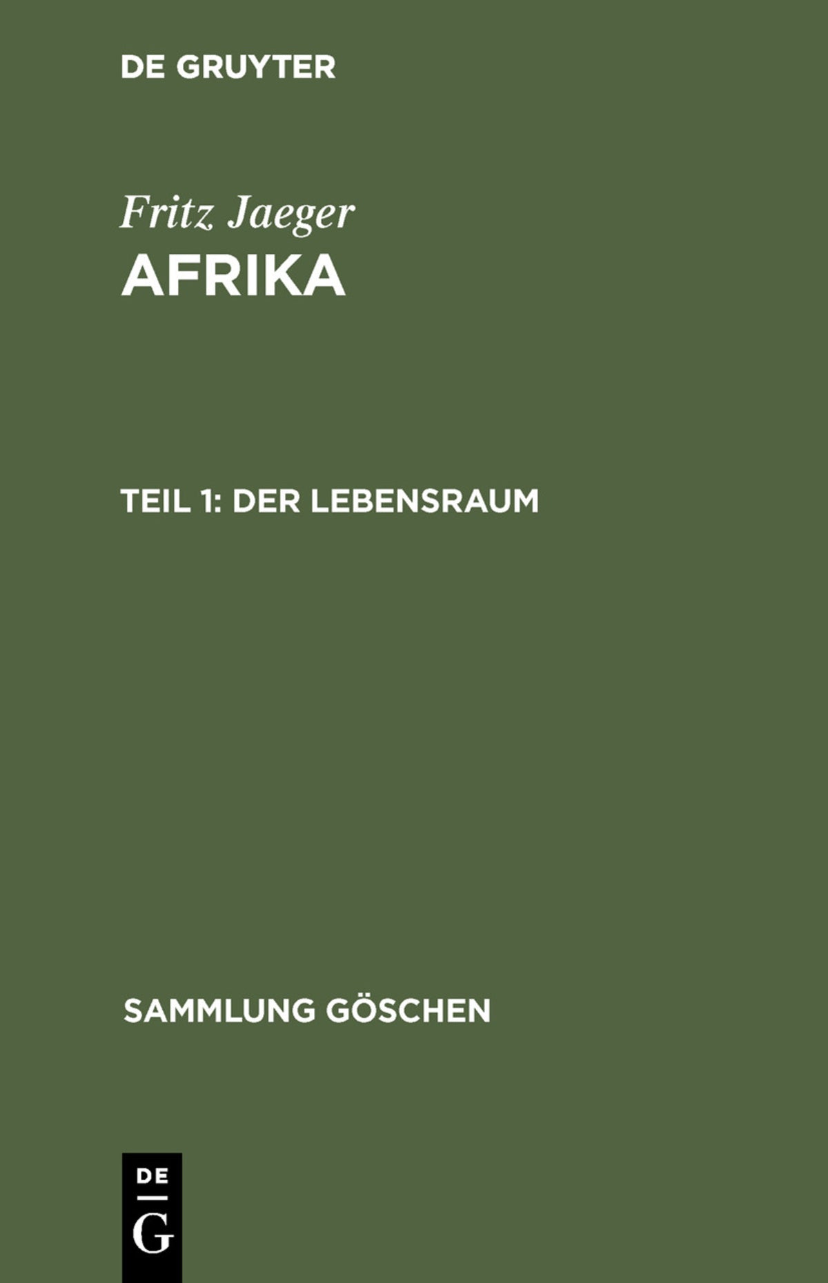 Der Lebensraum
