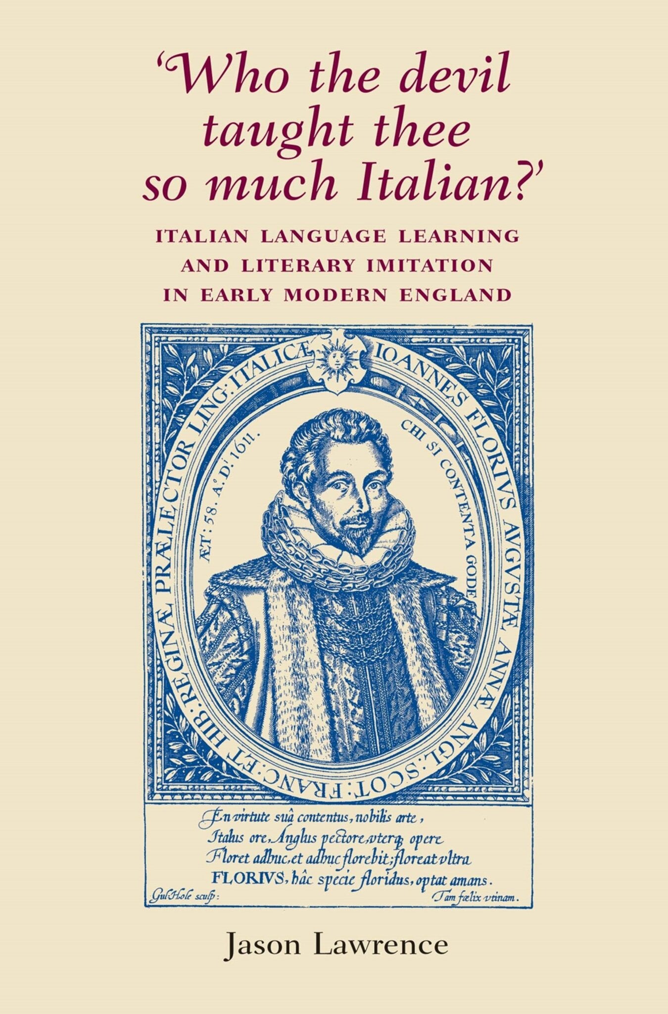Cover image for ‘Who the Devil taught thee so much Italian?’ ISBN 9780719069154
