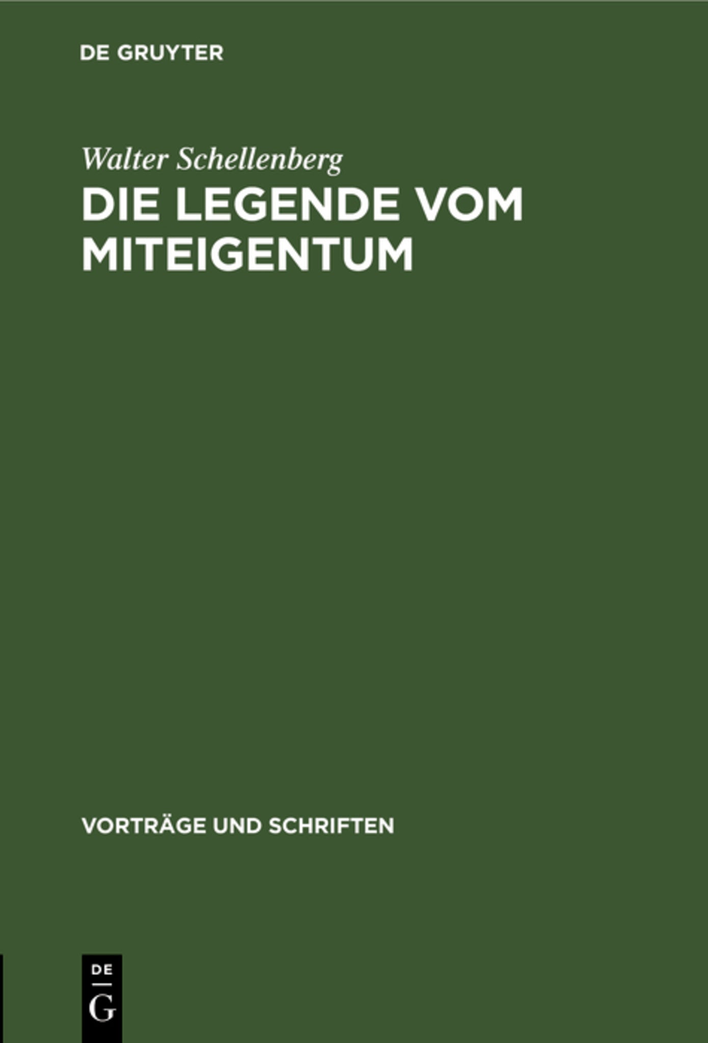Die Legende vom Miteigentum