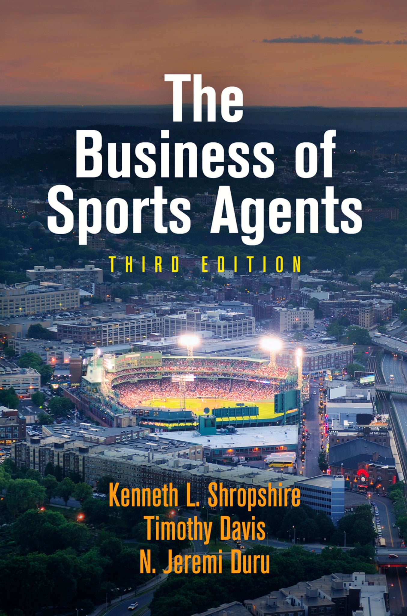 Cover image for The Business of Sports Agents ISBN 9780812248159