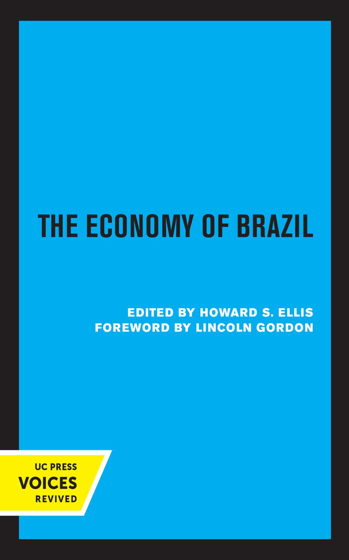 Cover image for The Economy of Brazil ISBN 9780520325906