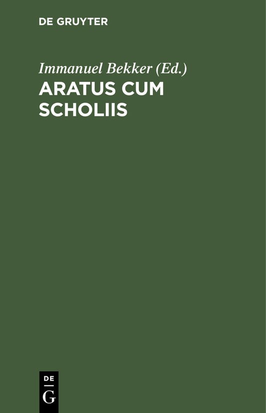 Aratus cum scholiis