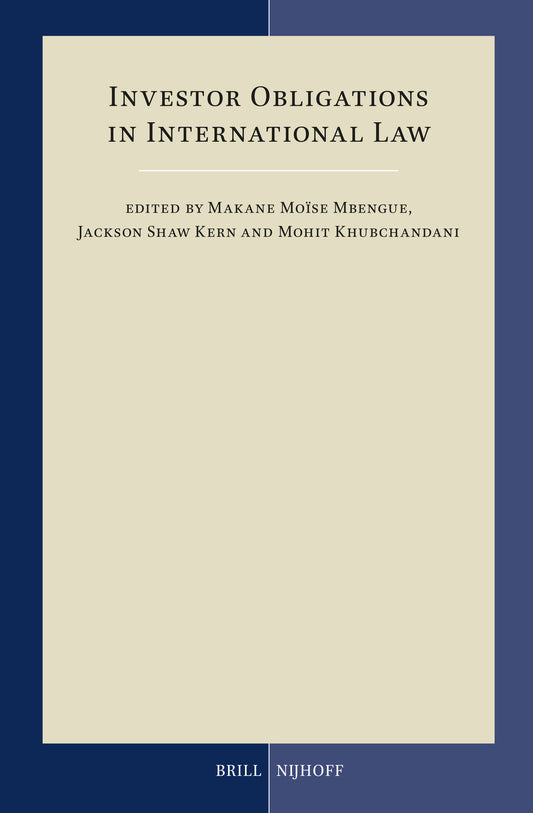 Investor Obligations in International Law