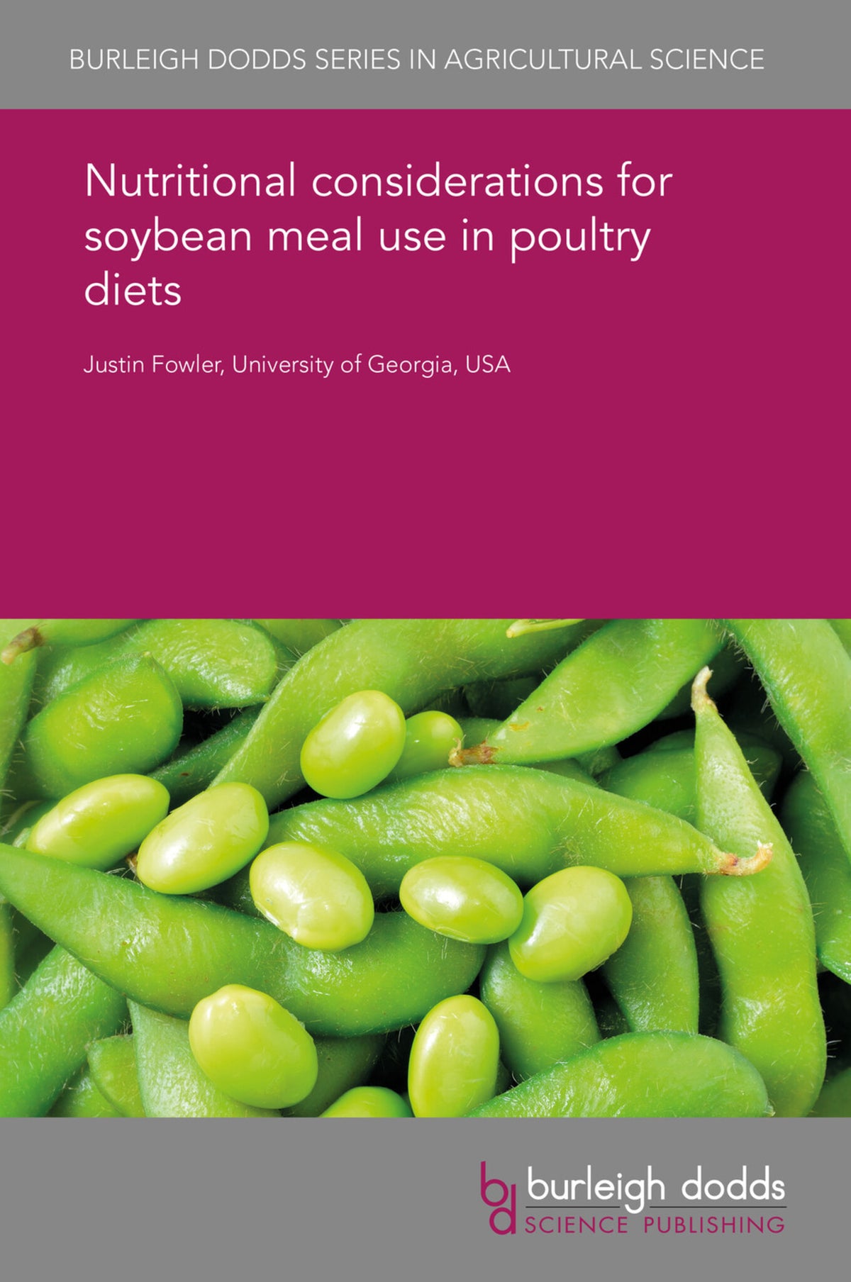 Cover image for Nutritional considerations for soybean meal use in poultry diets ISBN 9781838795771