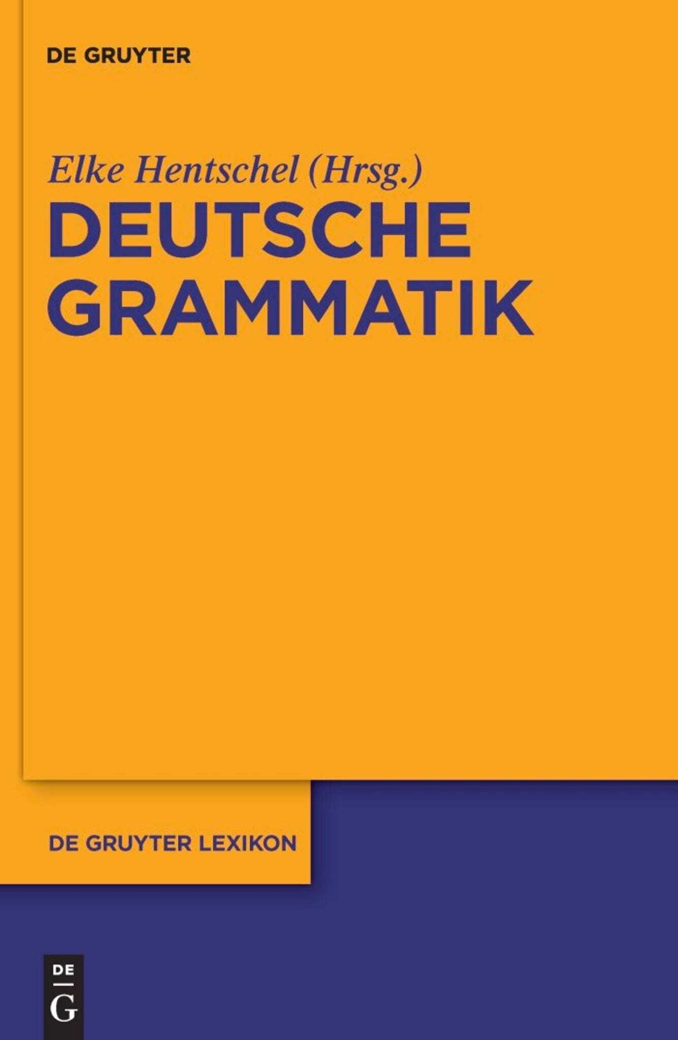 Cover image for Deutsche Grammatik ISBN 9783110185607