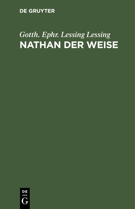 Nathan der Weise