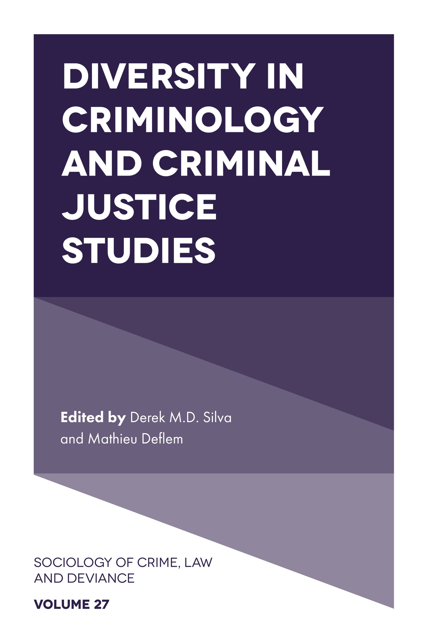 Cover image for Diversity in Criminology and Criminal Justice Studies ISBN 9781801170024