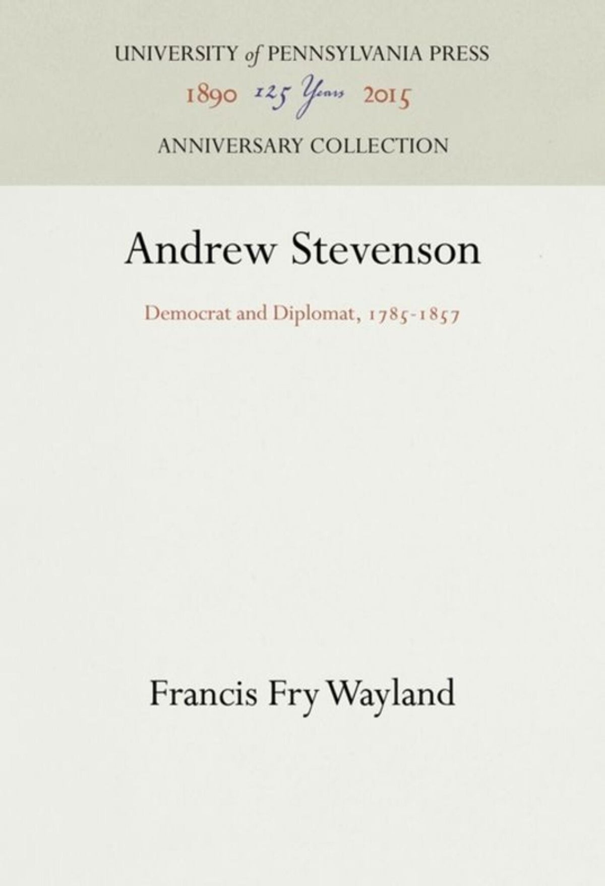 Cover image for Andrew Stevenson ISBN 9781512820881