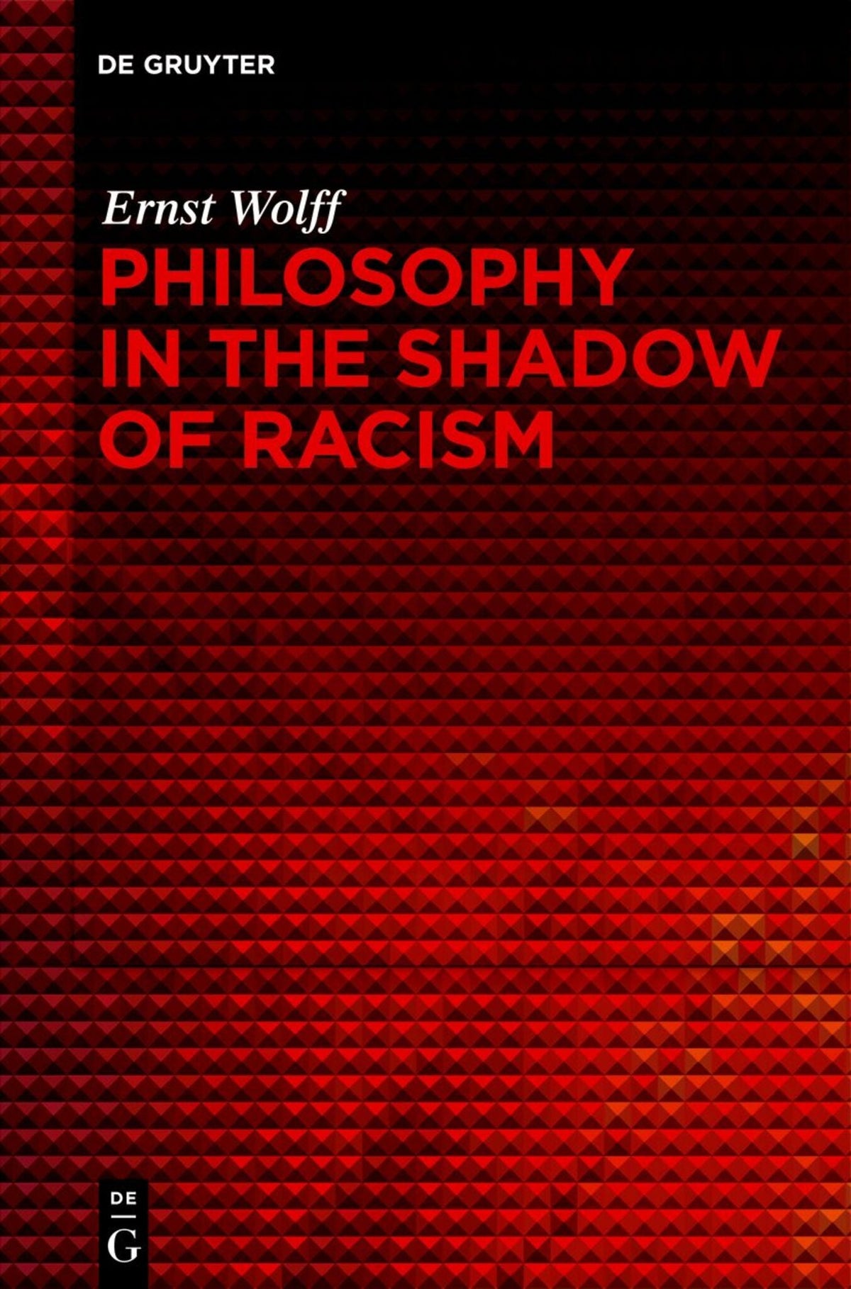 Cover image for Philosophy in the Shadow of Racism ISBN 9783112220368