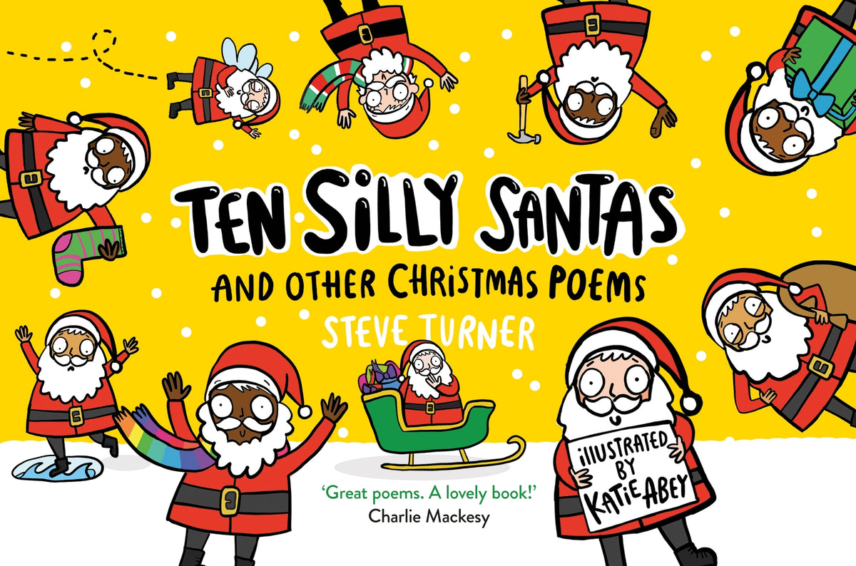 Cover image for Ten Silly Santas ISBN 9780281083763