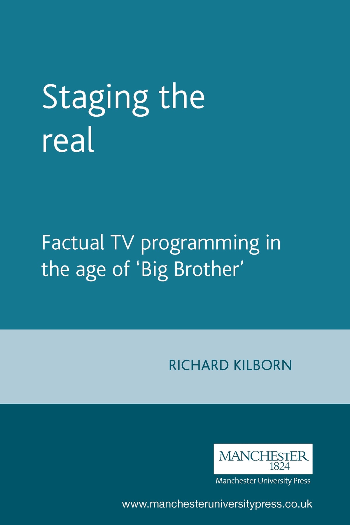 Cover image for Staging the real ISBN 9780719056826