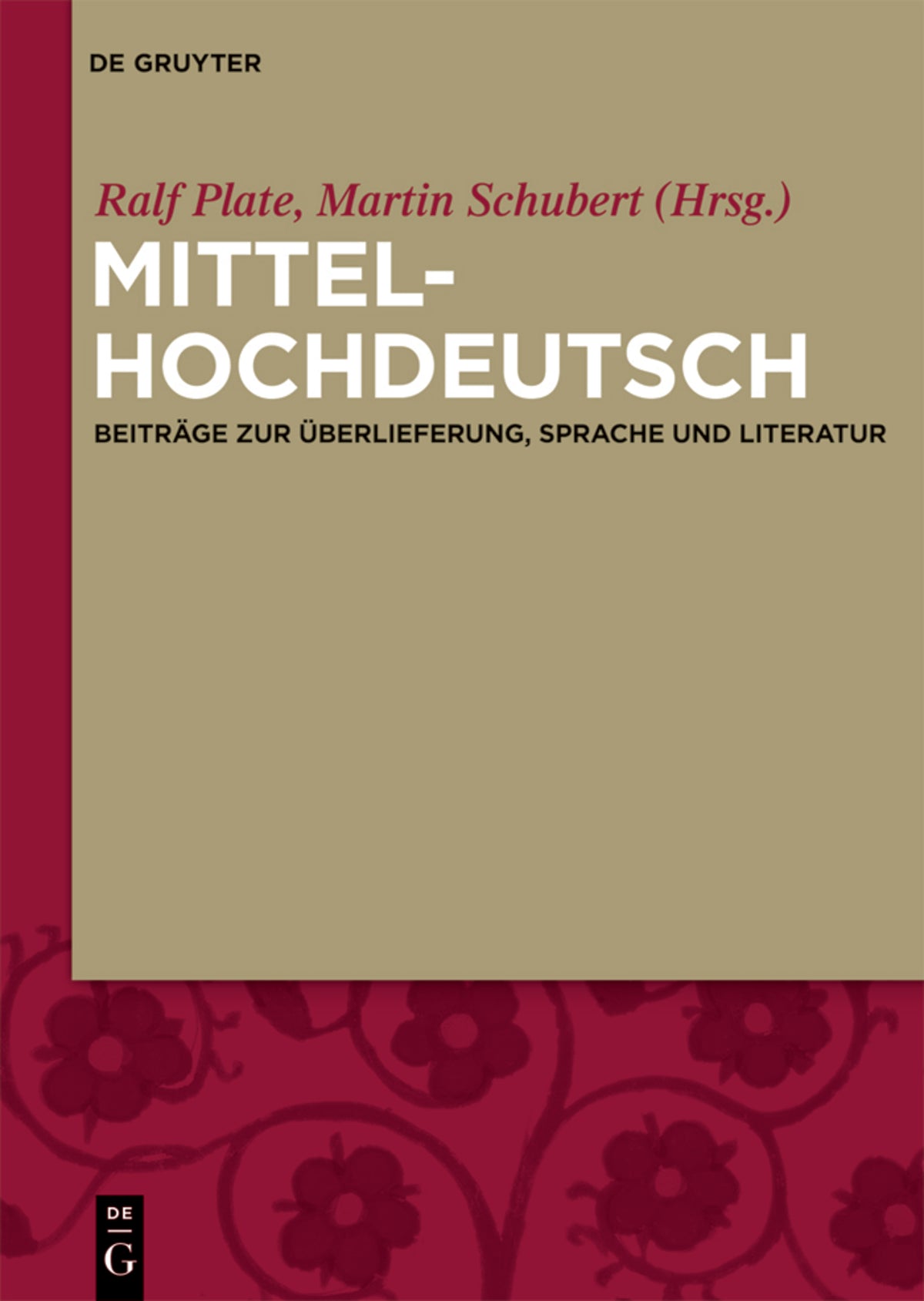 Cover image for Mittelhochdeutsch ISBN 9783110262346