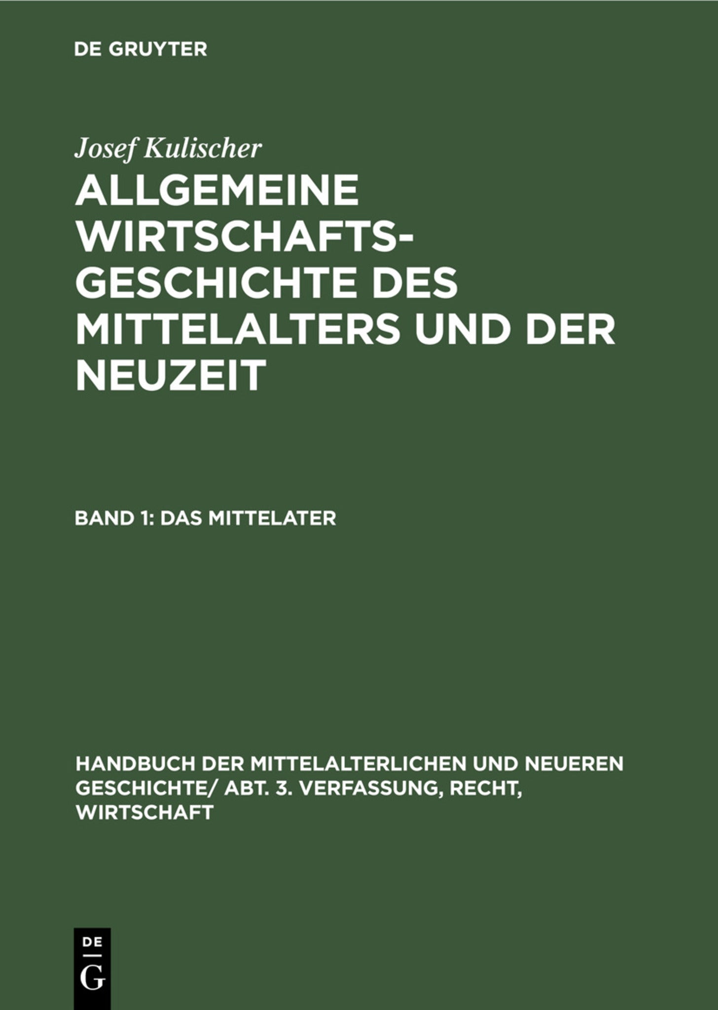 Das Mittelalter