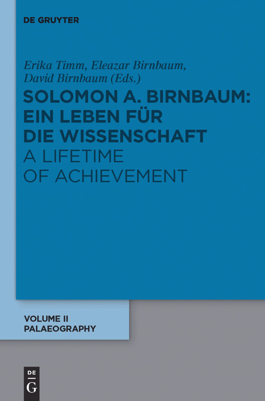 Paläographie / Palaeography