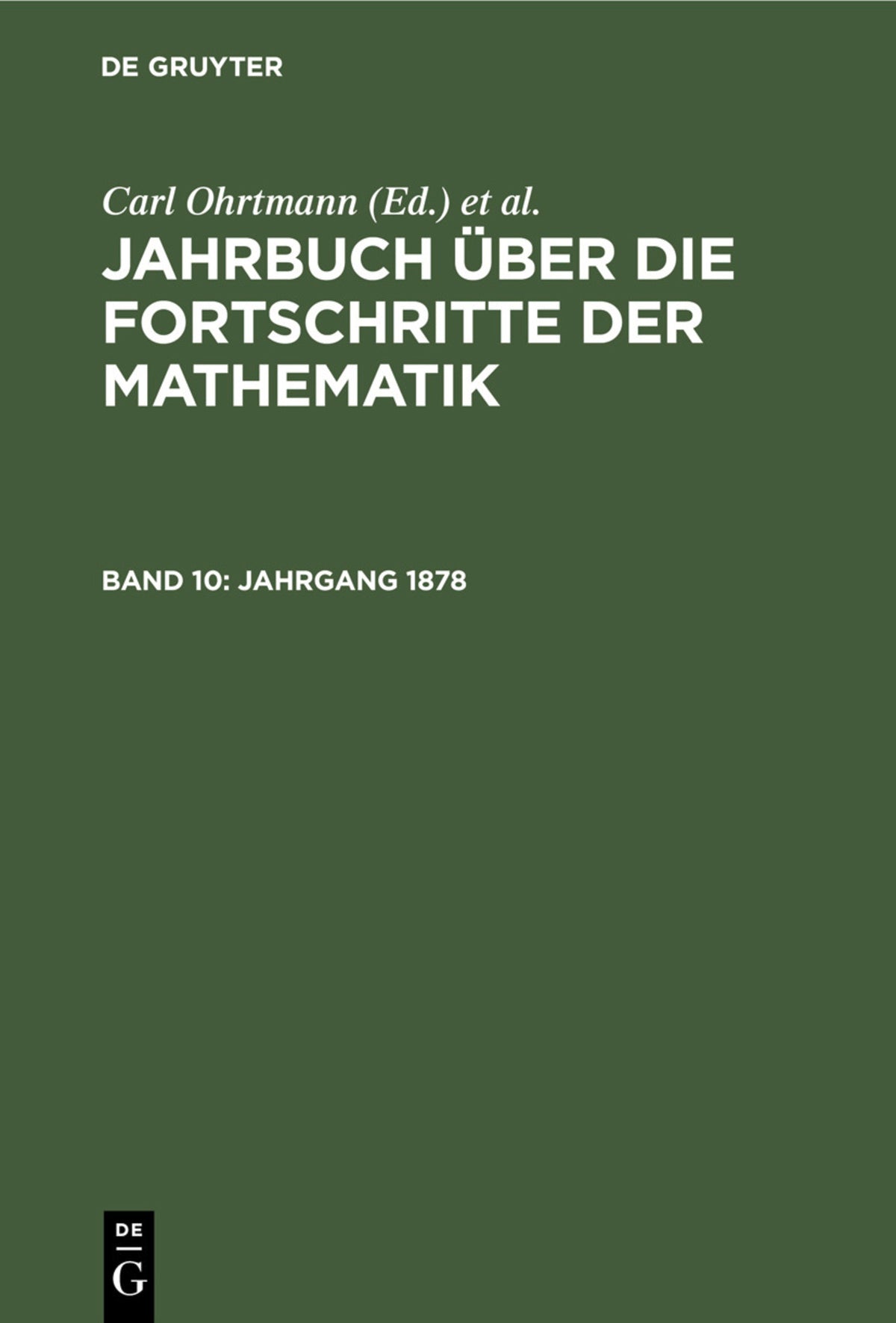 Jahrgang 1878