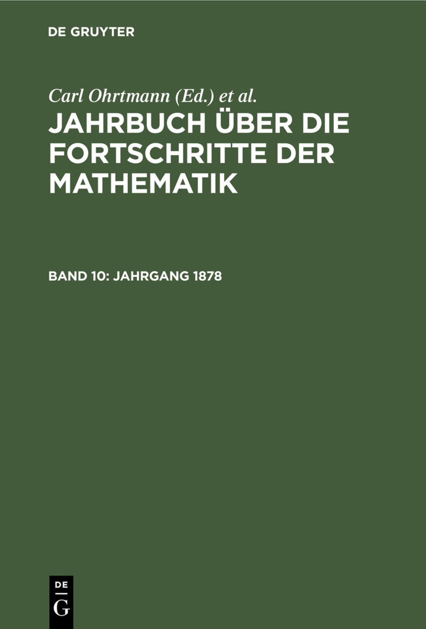 Jahrgang 1878
