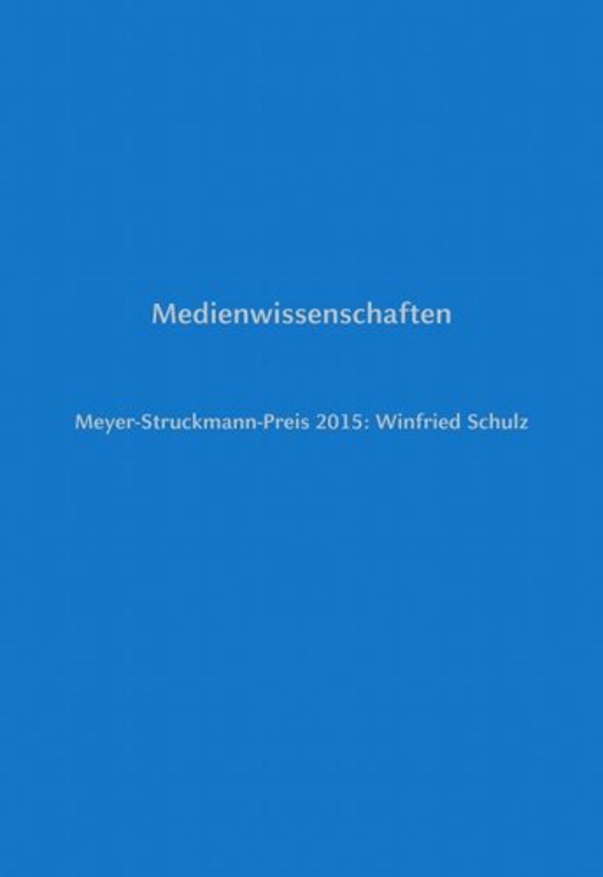 Medienwissenschaften