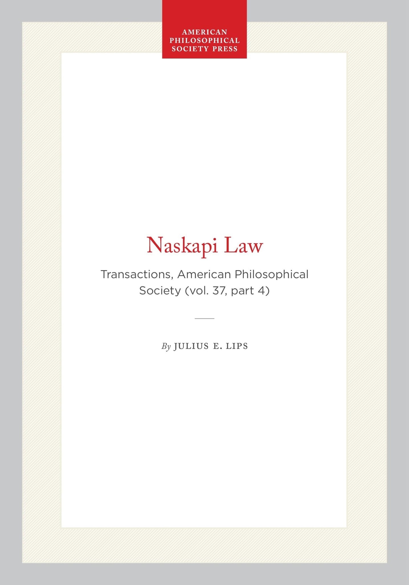 Naskapi Law