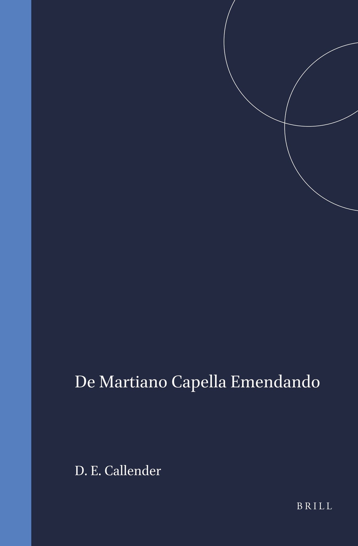 De Martiano Capella Emendando