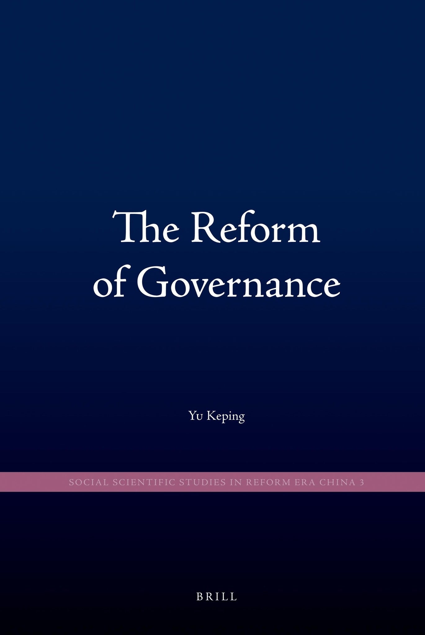 The Reform of Governance