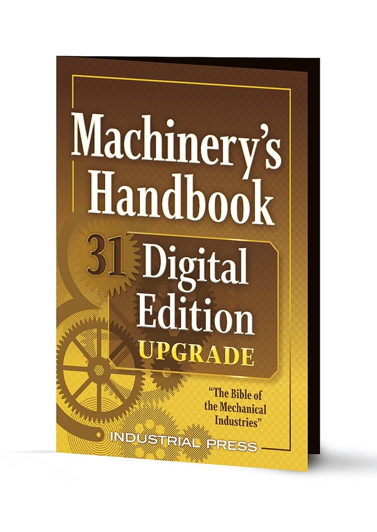 Cover image for Machinery's Handbook 31 Digital Edition Upgrade ISBN 9780831139315