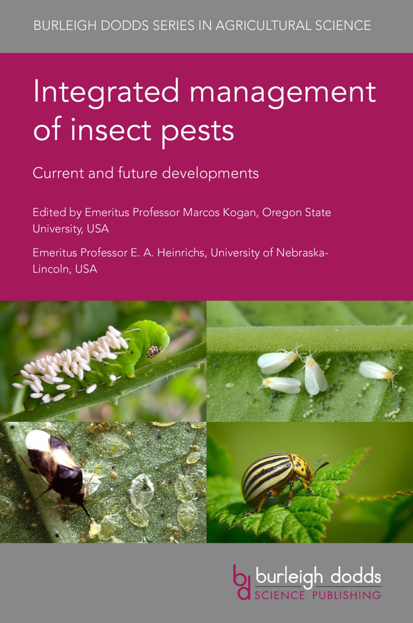 Cover image for Integrated management of insect pests: Current and future developments ISBN 9781786762603