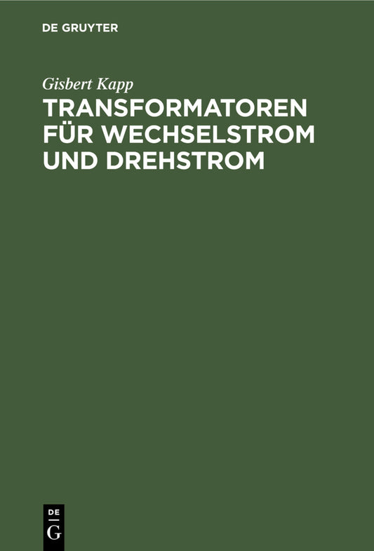 Transformatoren für Wechselstrom und Drehstrom