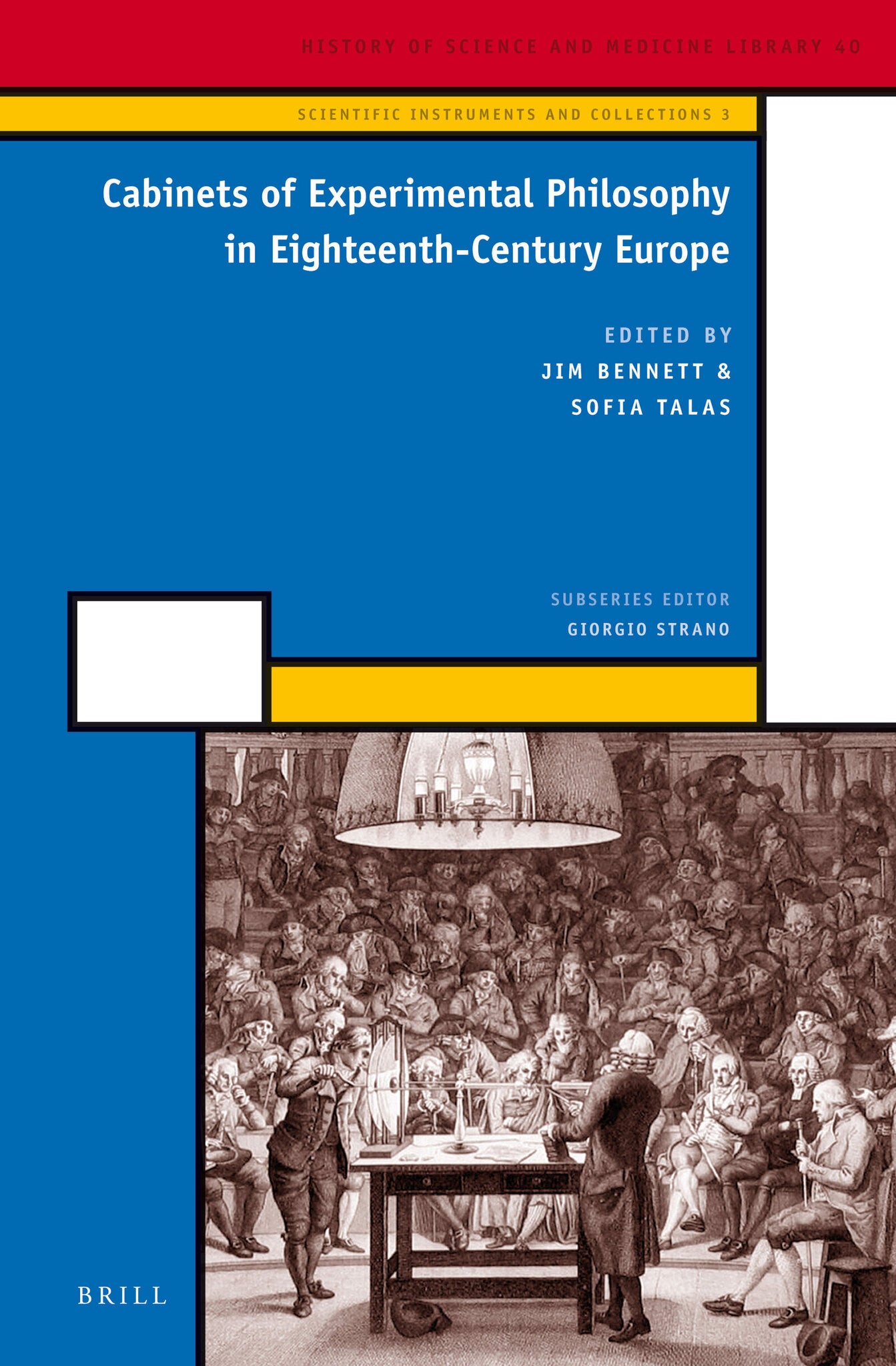 Cover image for Cabinets of Experimental Philosophy in Eighteenth-Century Europe ISBN 9789004252967