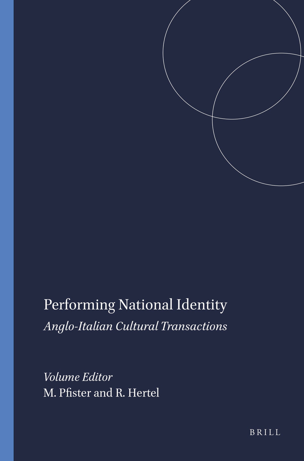 Cover image for Performing National Identity ISBN 9789042023147