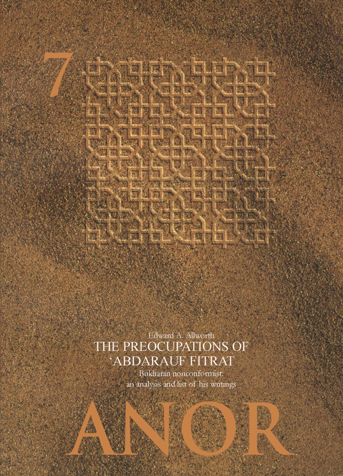 The Preoccupations of Abdalrauf Fitrat, Bukharan Nonconformist