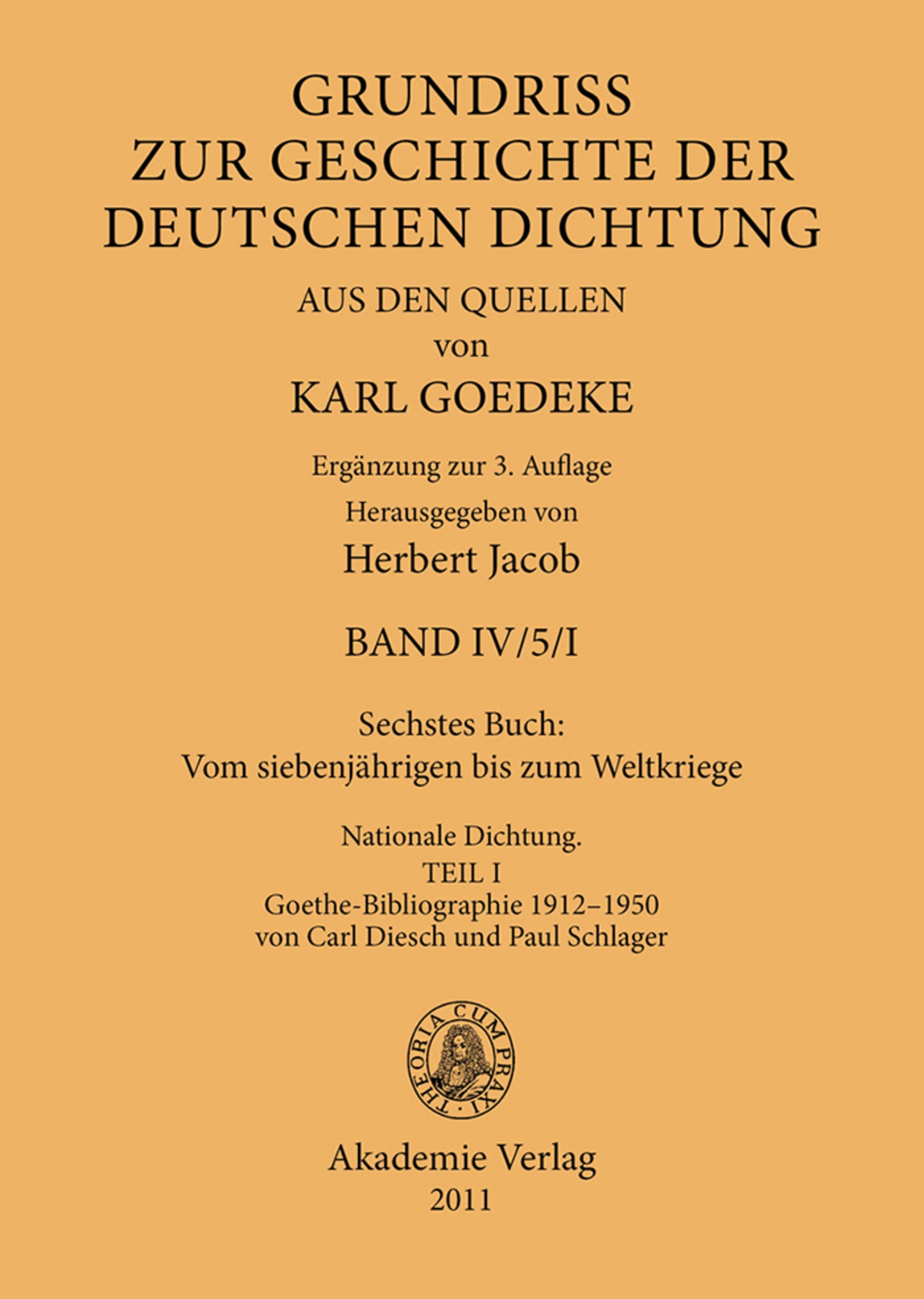 Sechstes Buch: Vom siebenjährigen bis zum Weltkriege