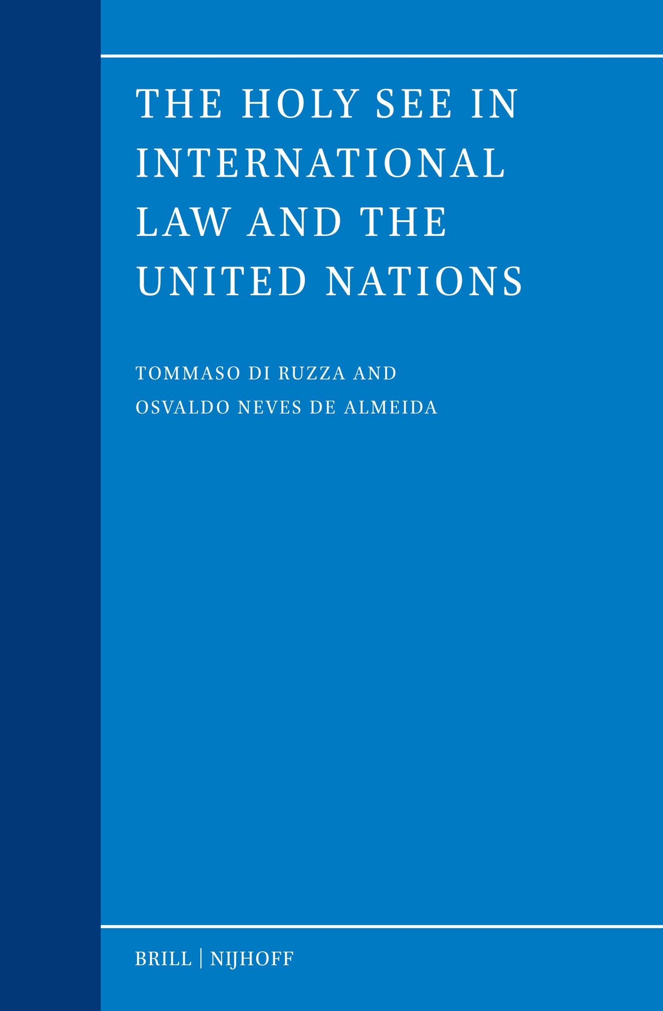 Cover image for The Holy See in International Law and the United Nations ISBN 9789004759794