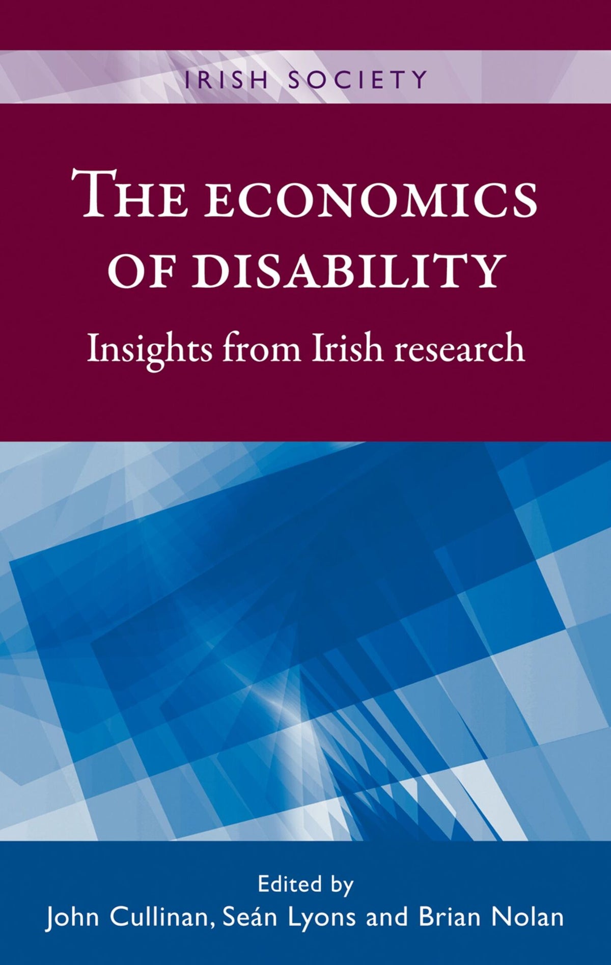 Cover image for The economics of disability ISBN 9781526107305