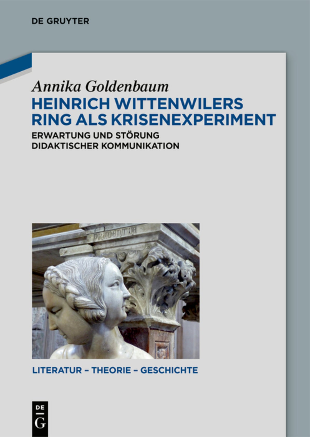 Cover image for Heinrich Wittenwilers Ring als Krisenexperiment ISBN 9783110704488