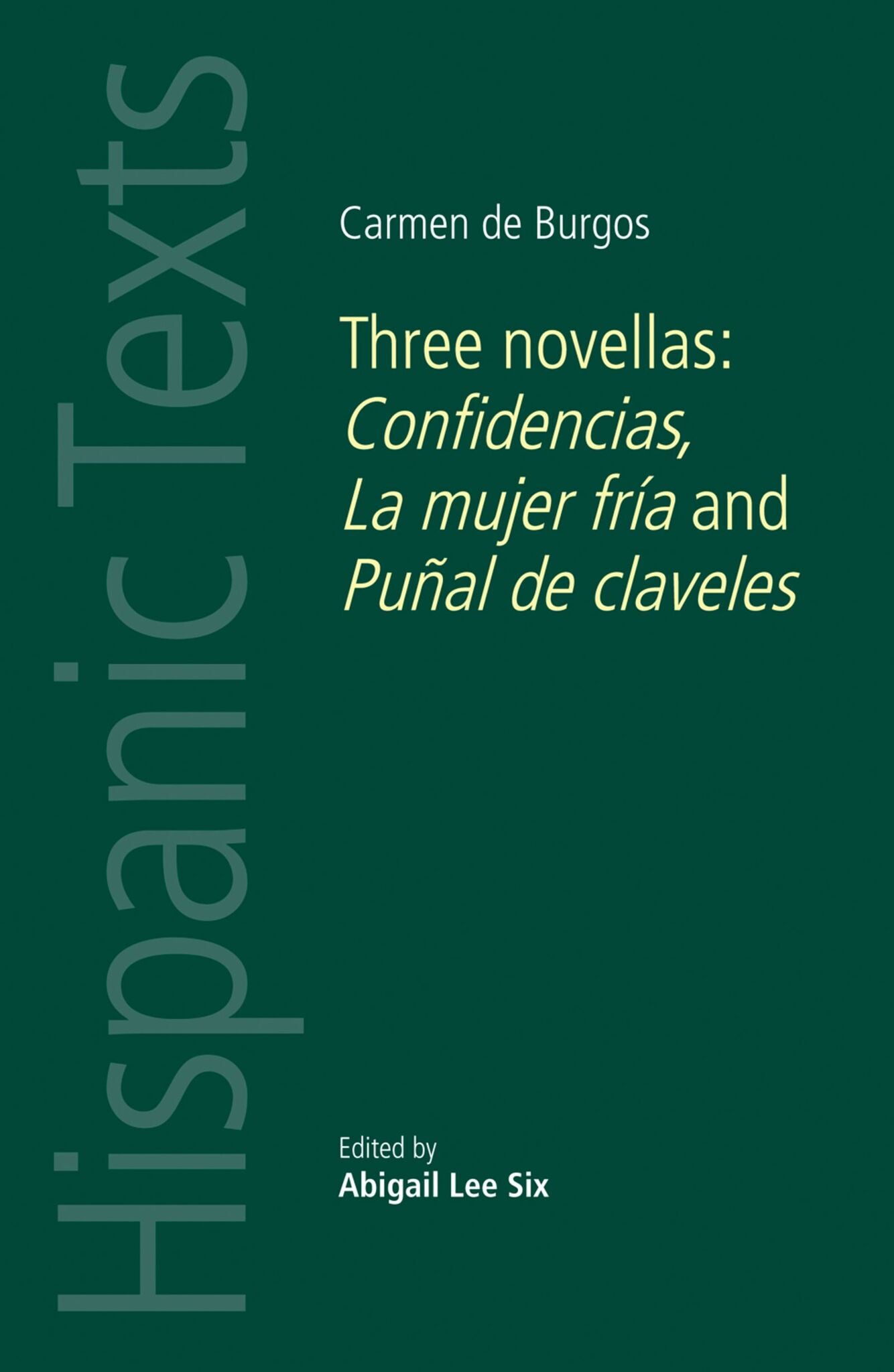 Cover image for Carmen de Burgos ISBN 9780719097119