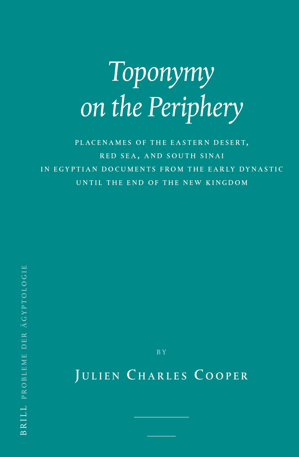 Cover image for Toponymy on the Periphery ISBN 9789004361690