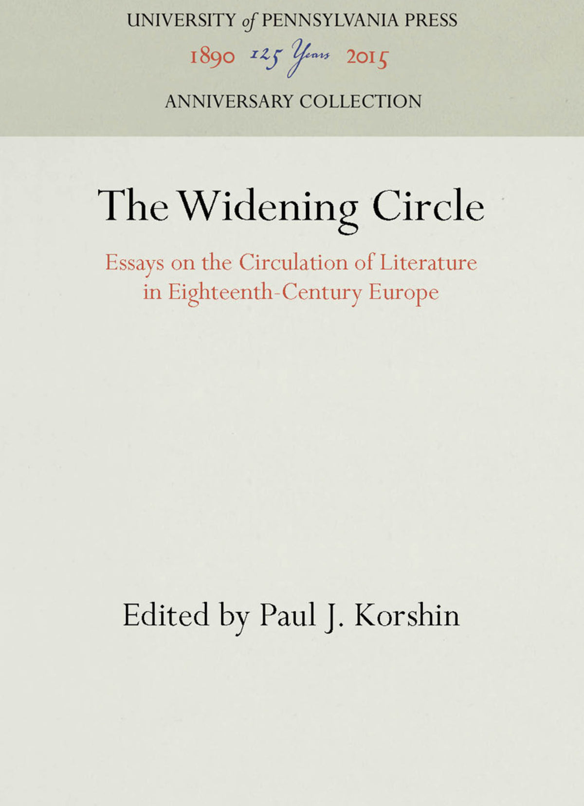 Cover image for The Widening Circle ISBN 9781512809435