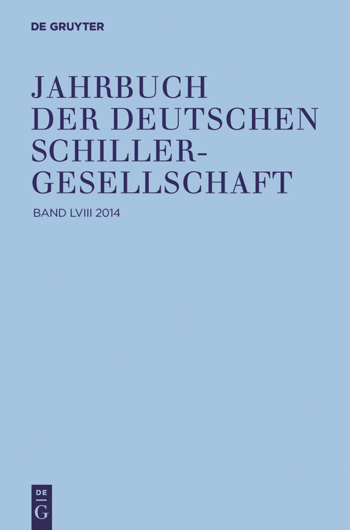 Cover image for 2014 ISBN 9783110345551