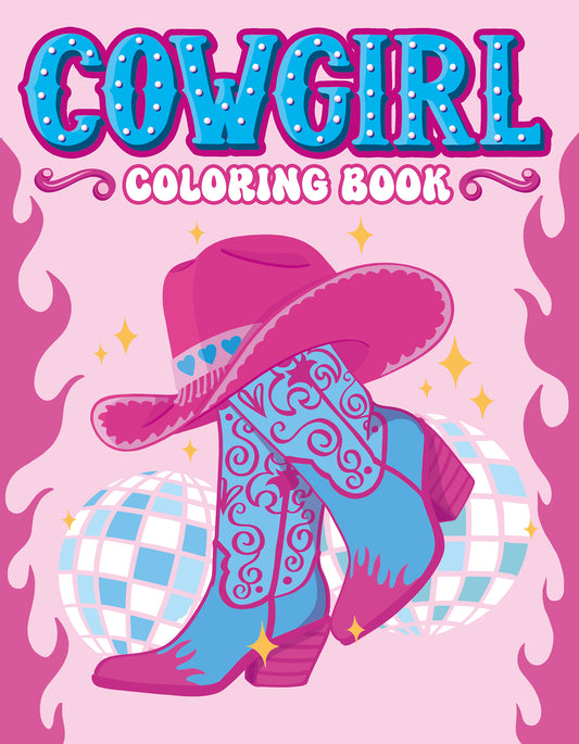 Cowgirl Coloring Book