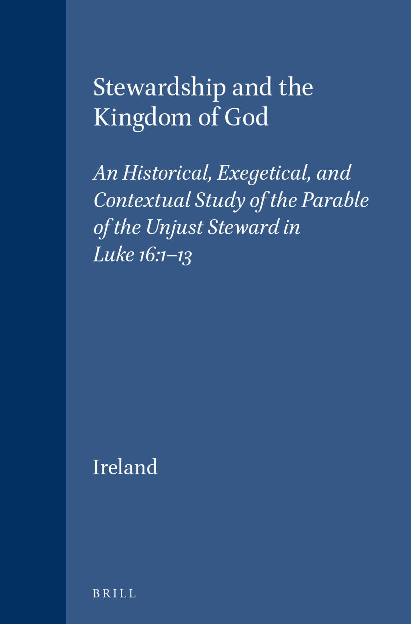 Stewardship and the Kingdom of God