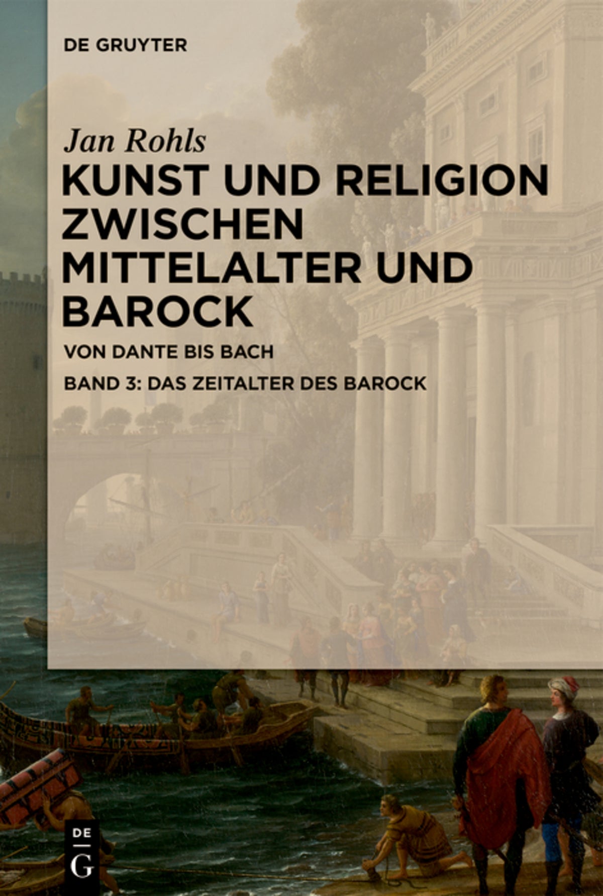 Cover image for Das Zeitalter des Barock ISBN 9783110699111