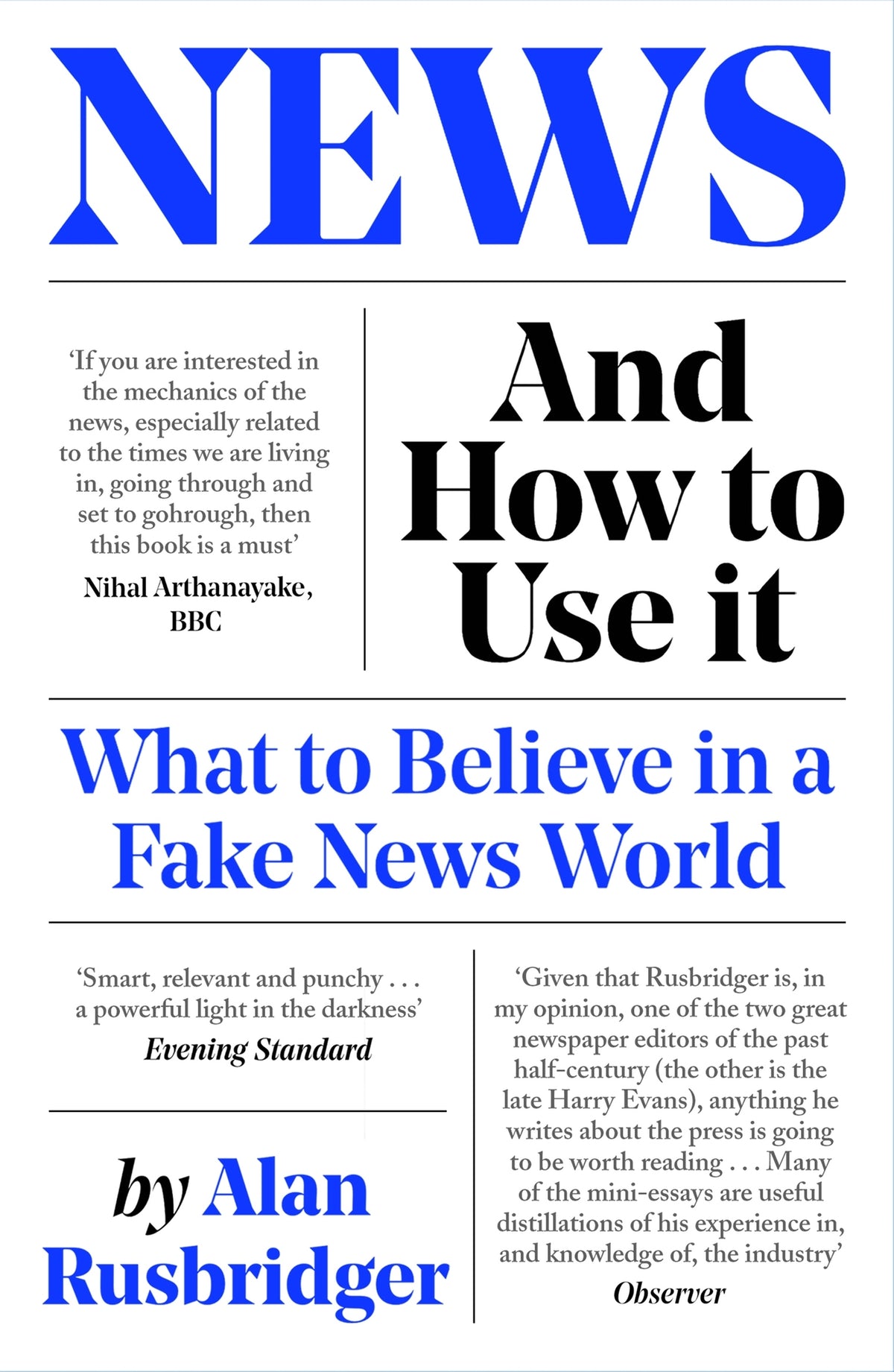 Cover image for News and How to Use It ISBN 9781838854430