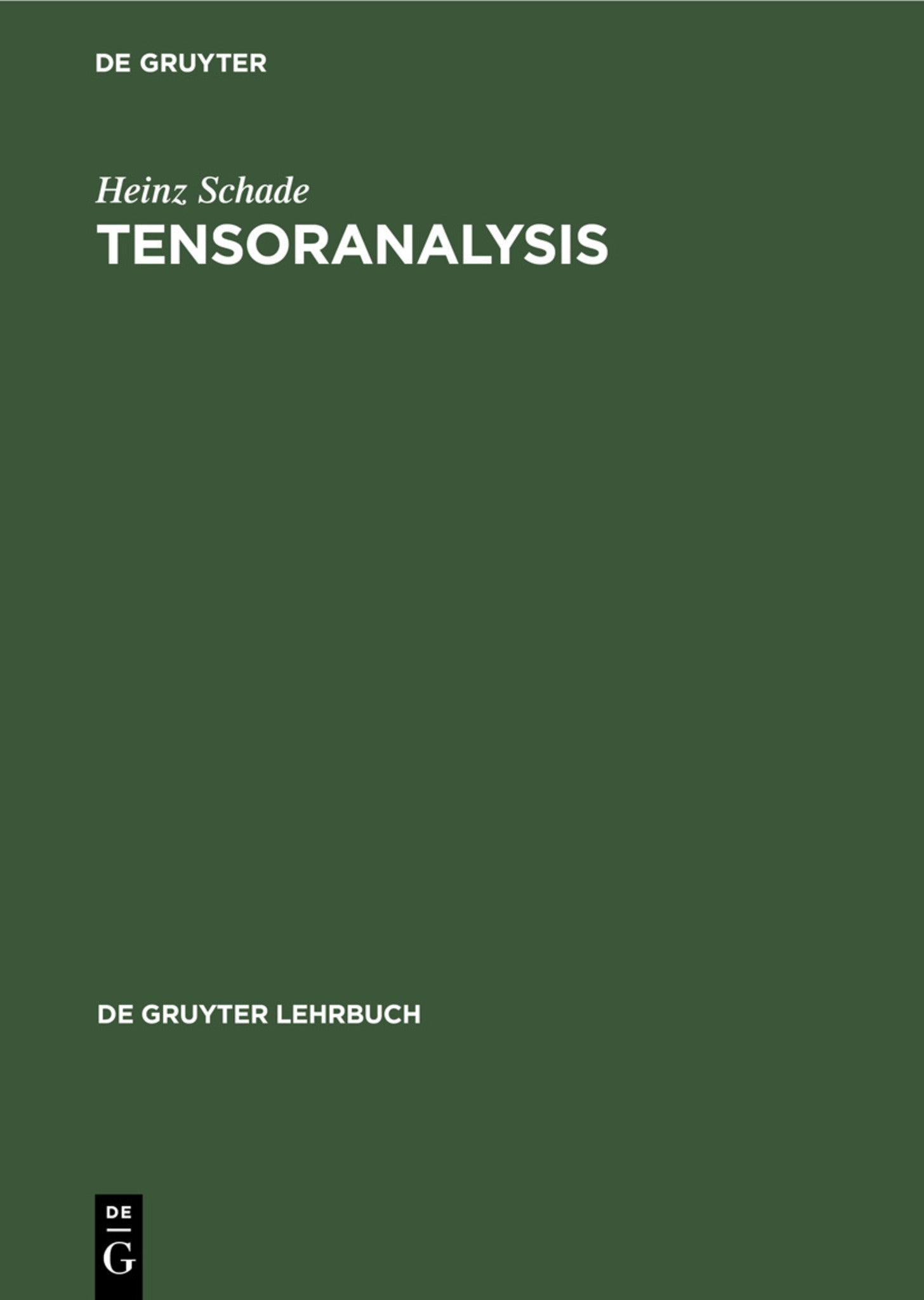Tensoranalysis