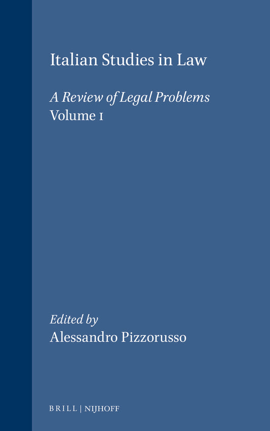 Italian Studies in Law