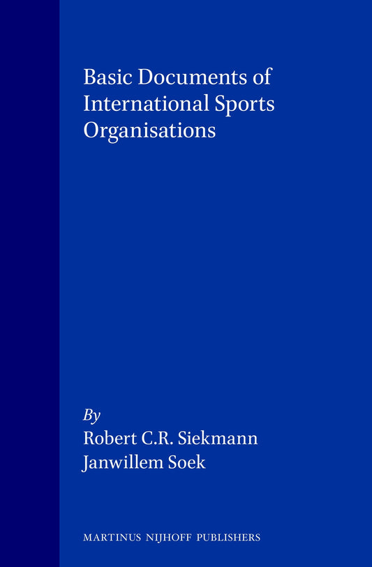 Basic Documents of International Sports Organisations
